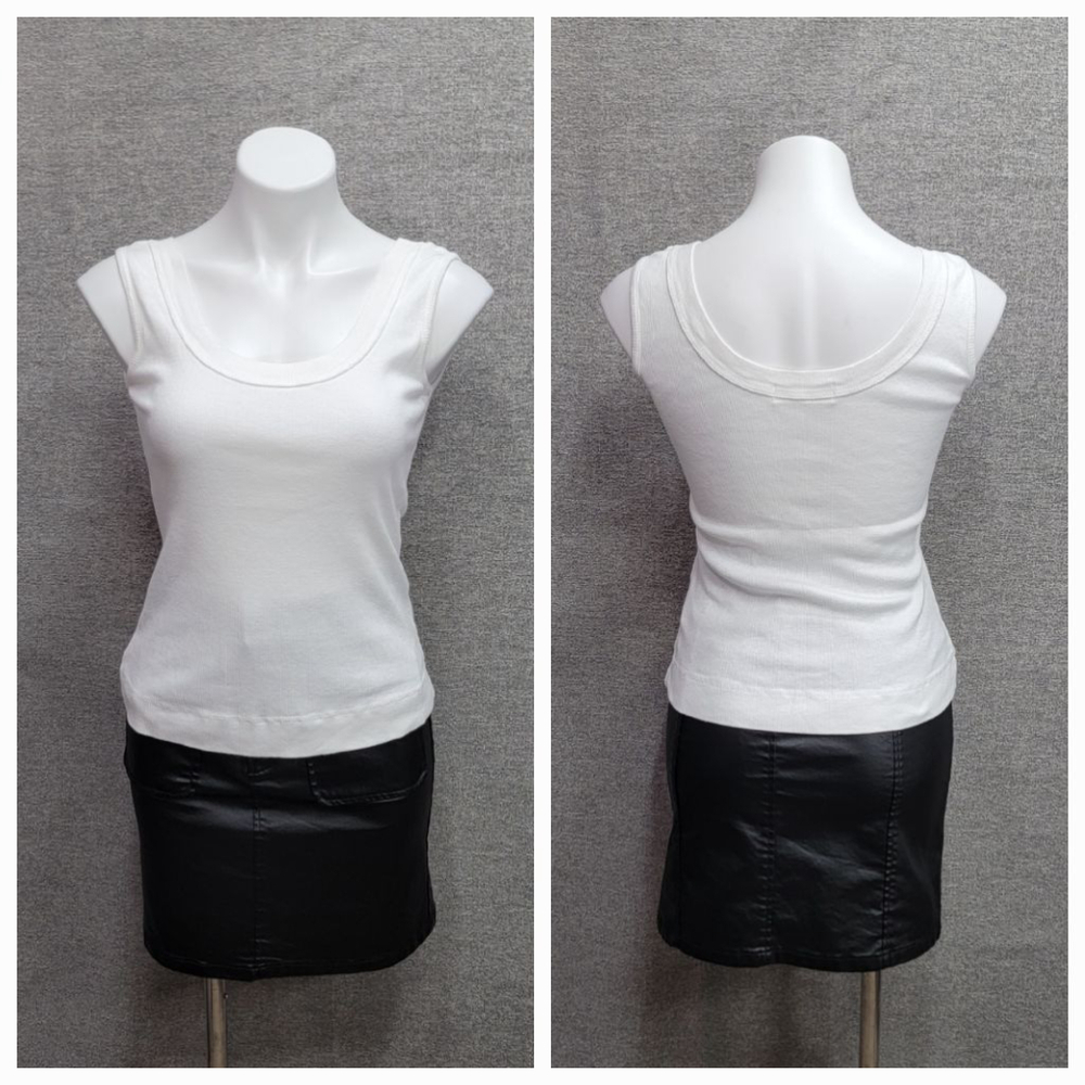 CANNISSE RIBBED TANK TOP, SIZE L